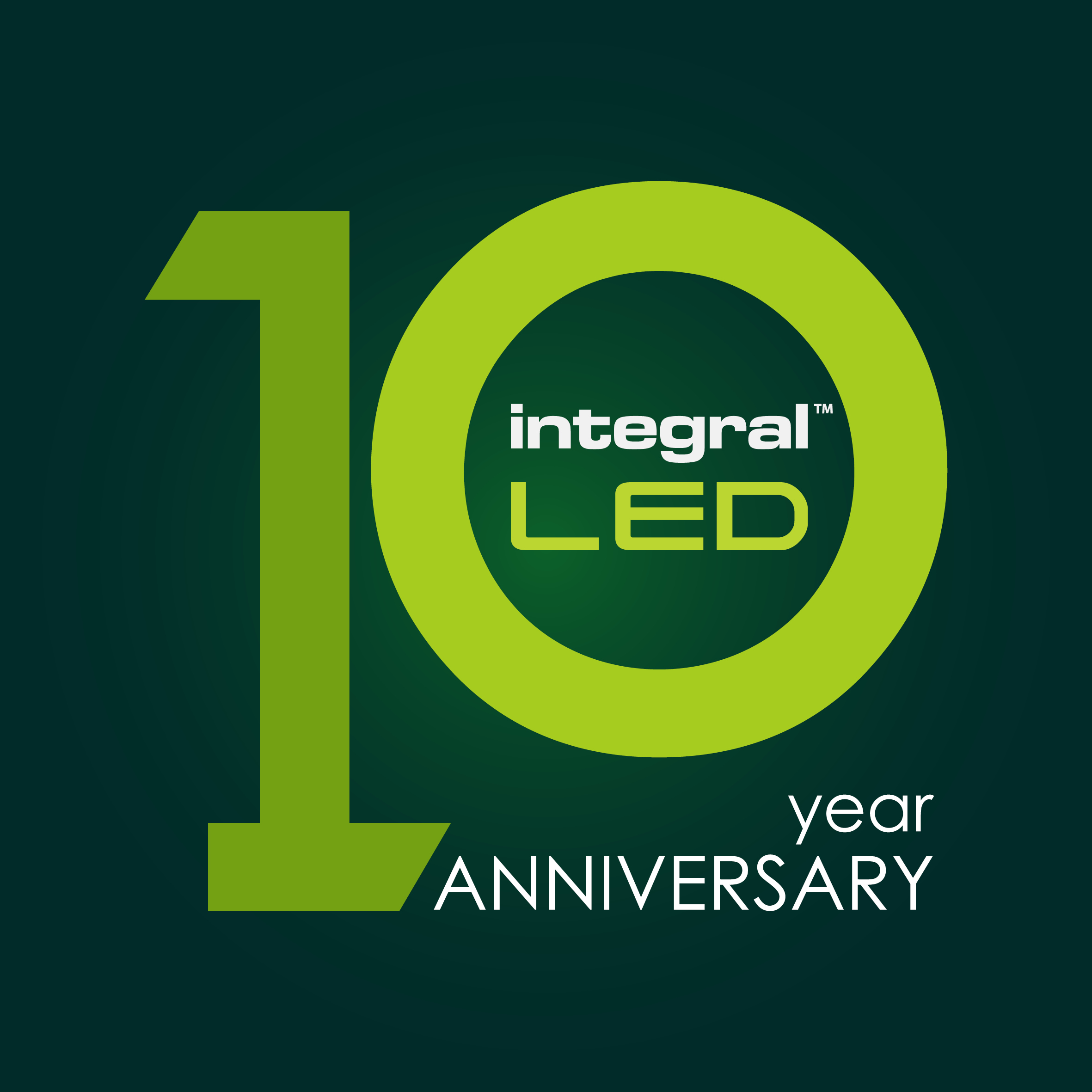 Integral LED 10 Year Logo